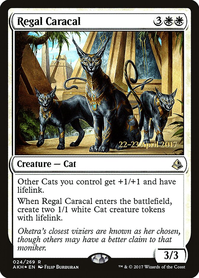 Regal Caracal (Prerelease Promo) [Amonkhet Prerelease Promos]