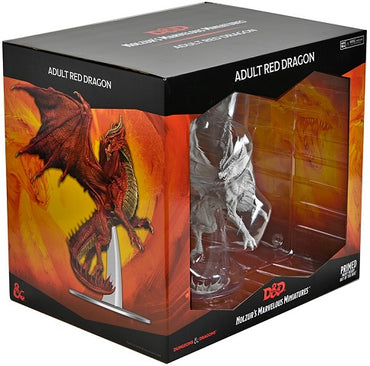 DND UNPAINTED MINIS ADULT RED DRAGON