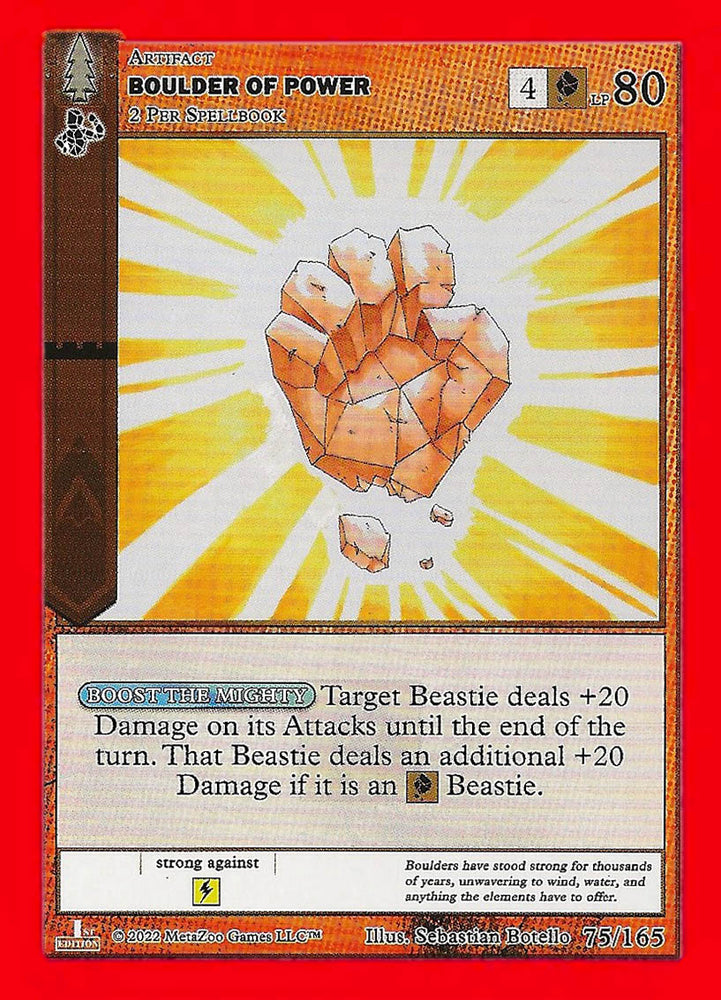 Boulder of Power - 75/165