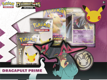 Pokémon Celebrations Dragapult Prime Collection Box
