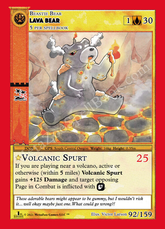 Lava Bear - 92/159