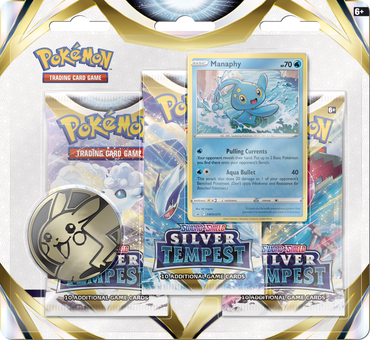 POKEMON SWSH12 SILVER TEMPEST 3-PK BLISTER