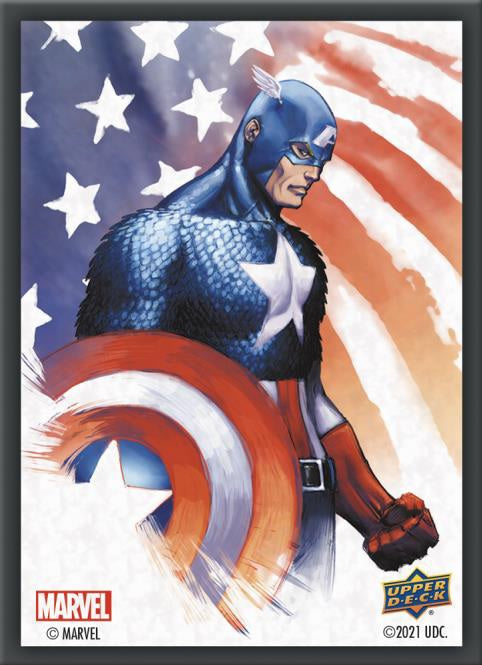 MARVEL MATTE CARD SLEEVES CAPTAIN AMERICA (65ct)