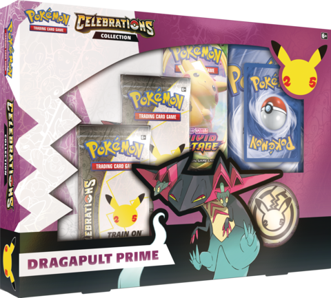 Pokémon Celebrations Dragapult Prime Collection Box