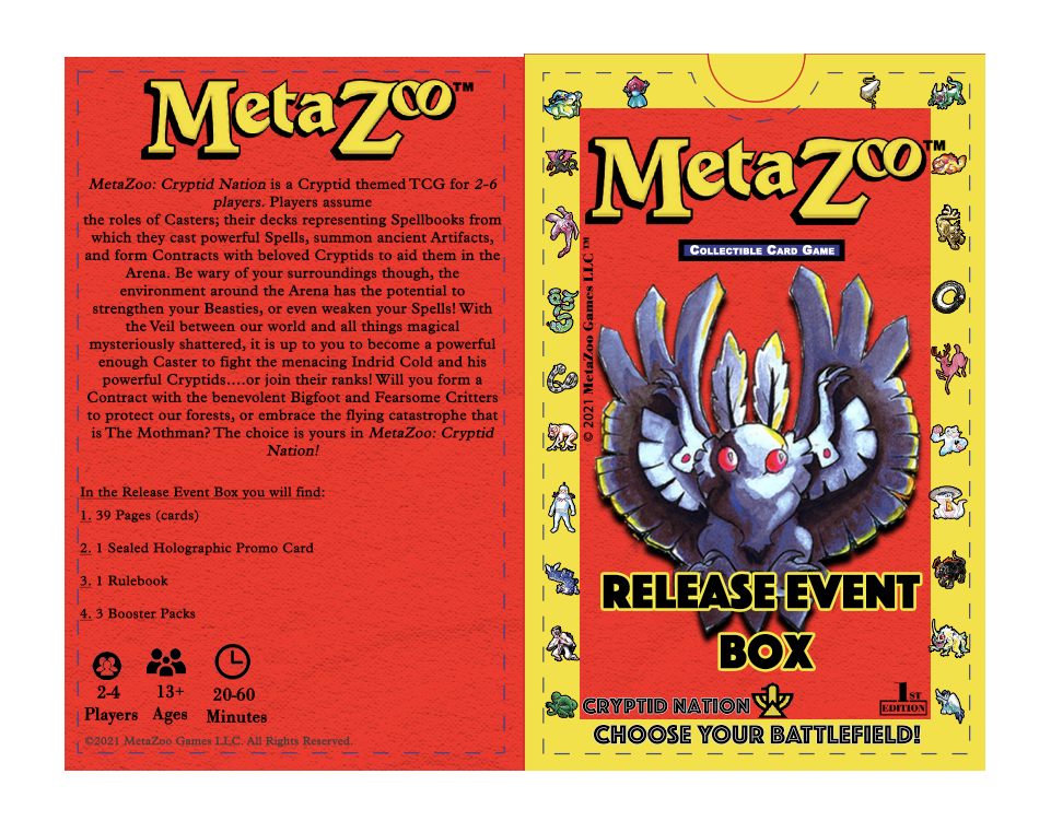 MetaZoo Cryptid Nation 1st Edition Release Event Box