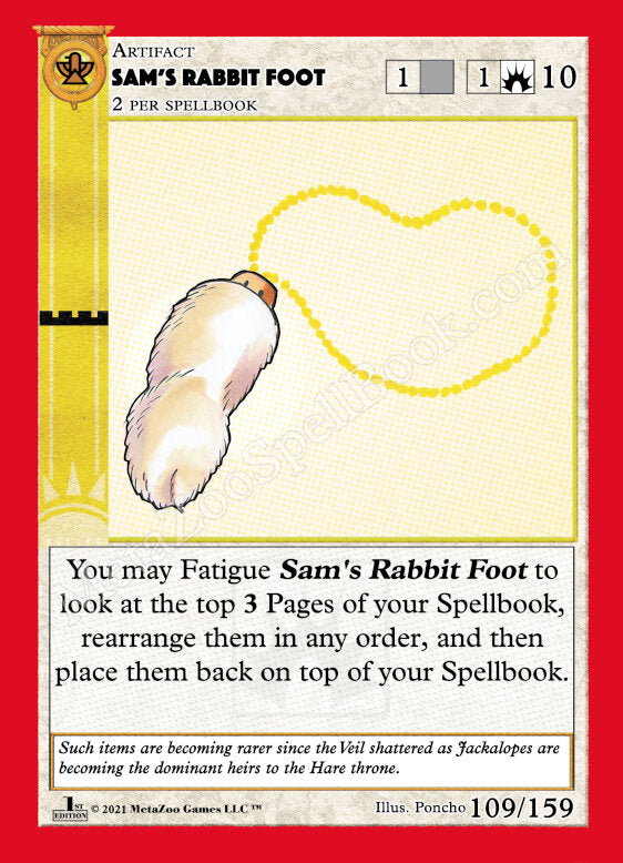 Sam's Rabbit Foot - 109/159