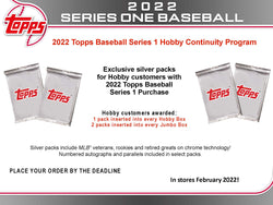 2022 Topps Baseball Series 1 Hobby Box