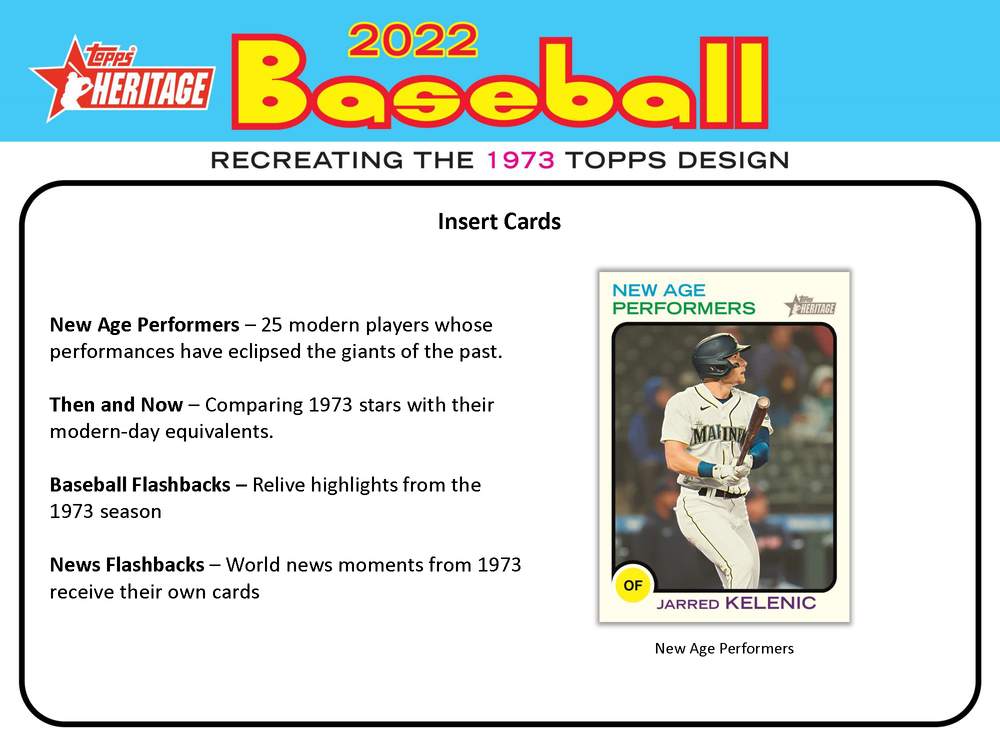 2022 TOPPS HERITAGE BASEBALL HOBBY BOX