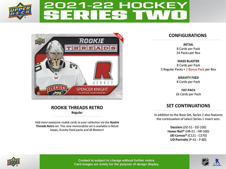 2021-22 Upper Deck Series 2 Blaster (PRE-ORDER) (Available Instore)