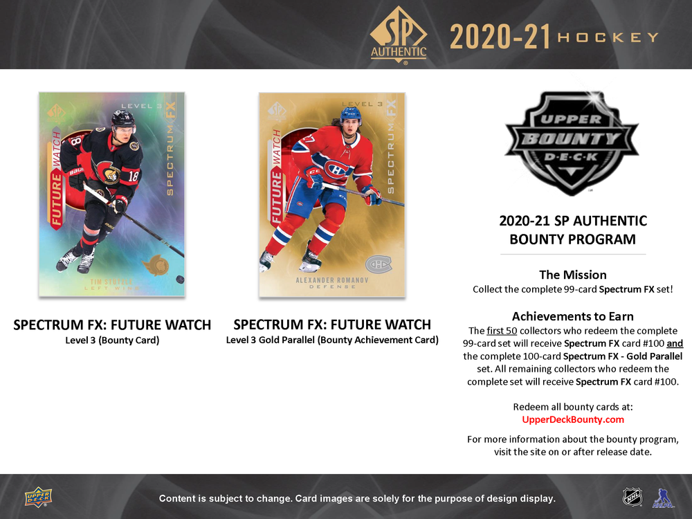 2021 UPPER DECK SP HOCKEY HOBBY BOX (AVAILABLE INSTORE)