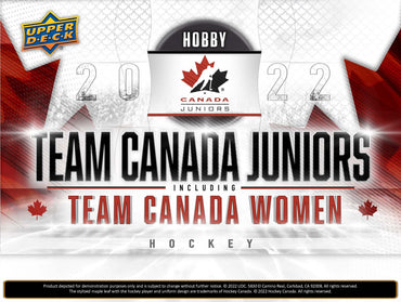 2023 UPPER DECK TEAM CANADA JUNIORS HOBBY BOX