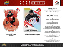 2022 UPPER DECK TEAM CANADA JUNIORS HOCKEY (Pre-Order)