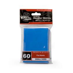 MONSTER SLEEVES YGO/SMALL FLAT MATTE BLUE 60ct