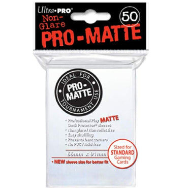 Ultra-Pro sleeves PRO-MATTE - White