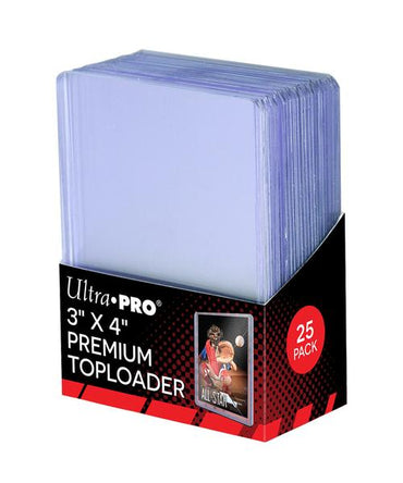 Ultra-Pro Premium Toploader 3"x 4" (25 ct)