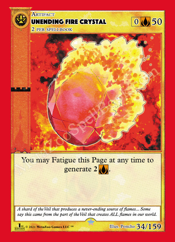 Unending Fire Crystal - 34/159