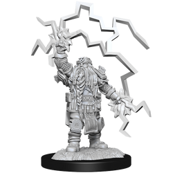 WizKids DND Unpainted Male Dwart Cleric (2 count)