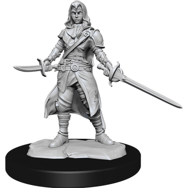 WizKids DND Unpainted Female Half-Elf Rogue (2 count)