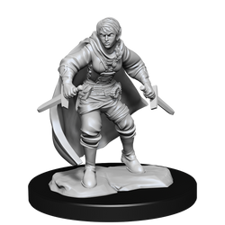 WizKids DND Unpainted Female Half-Elf Rogue (2 count)