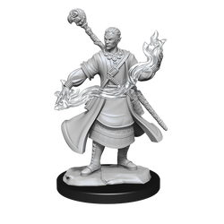 WizKids DND Unpainted Male Half-Elf Wizard (2 count)