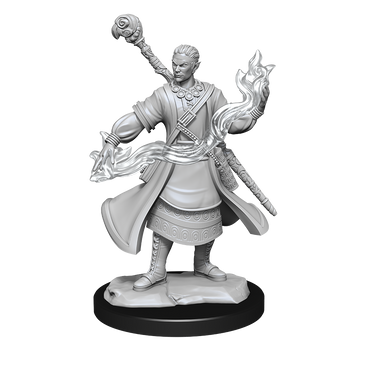 WizKids DND Unpainted Male Half-Elf Wizard (2 count)