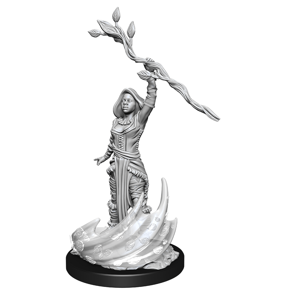 WizKids DND Unpainted Female Human Druid (2 count)