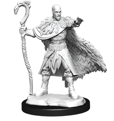 WizKids DND Unpainted Male Human Druid (2 count)