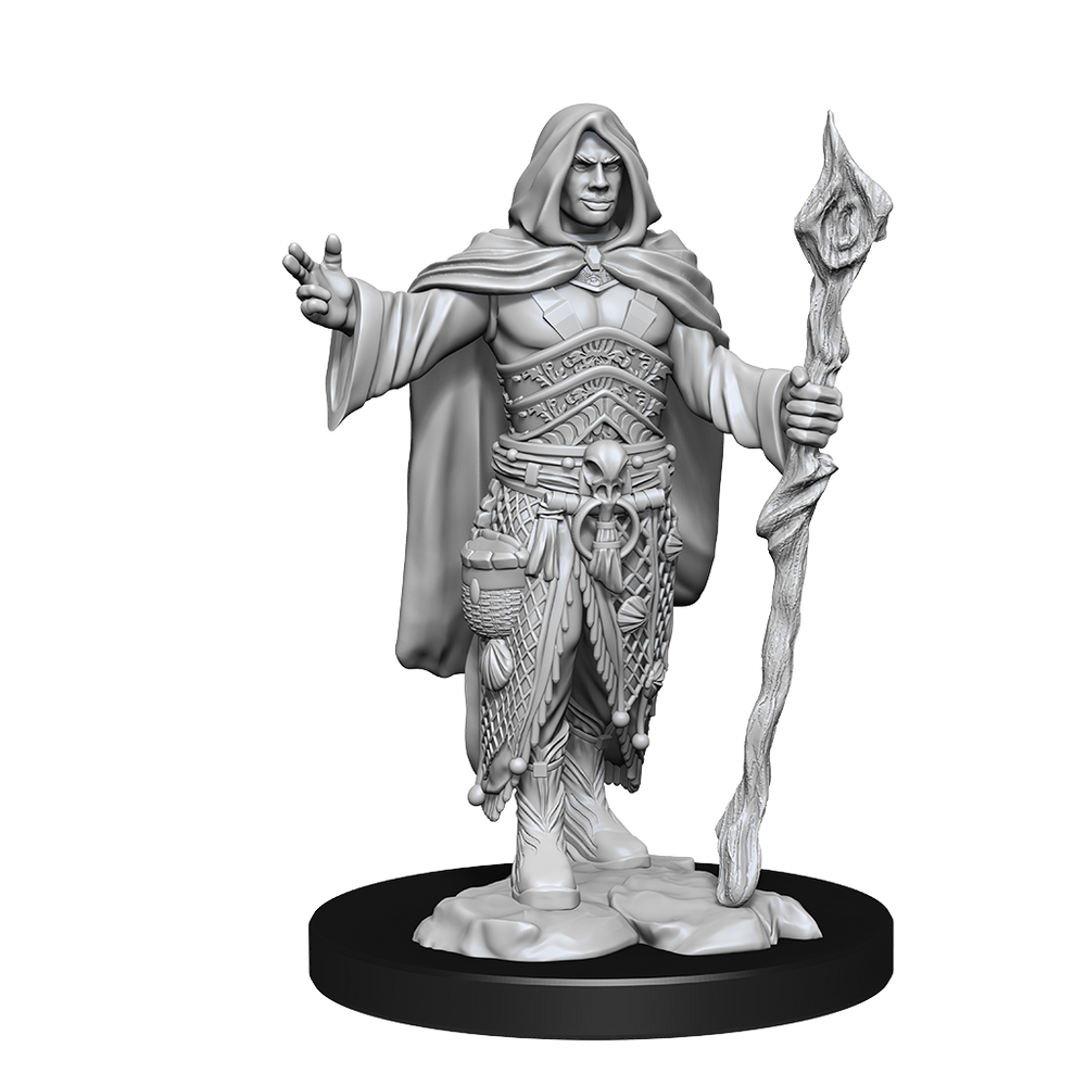 WizKids DND Unpainted Male Human Druid (2 count)