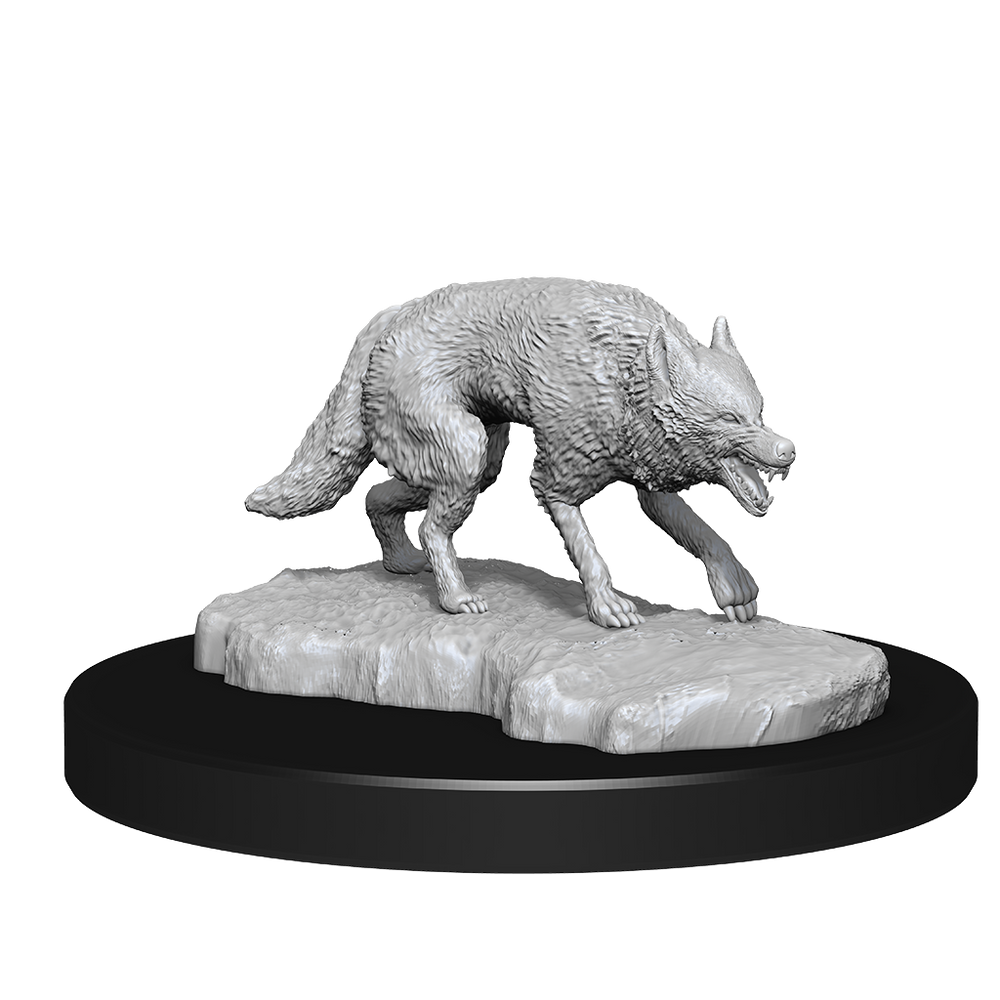 WizKids DND Unpainted Jackalwere/Jackal (2 count)
