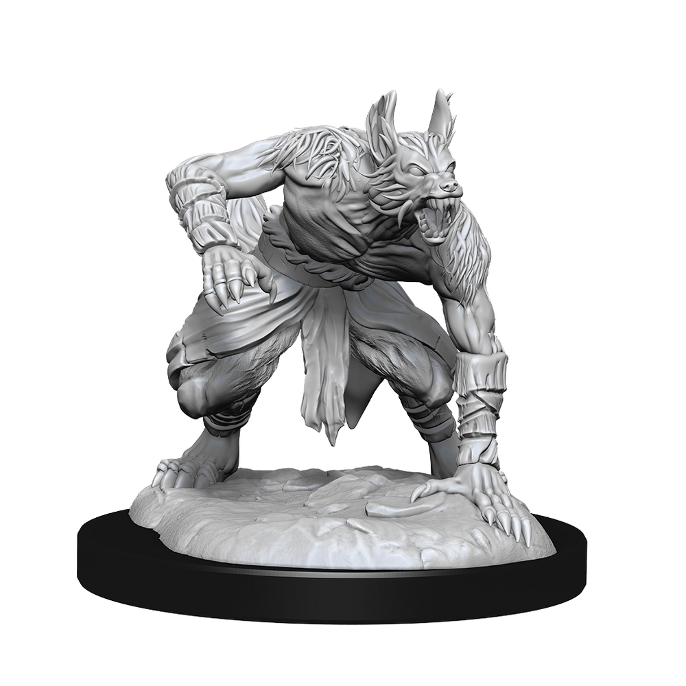 WizKids DND Unpainted Jackalwere/Jackal (2 count)