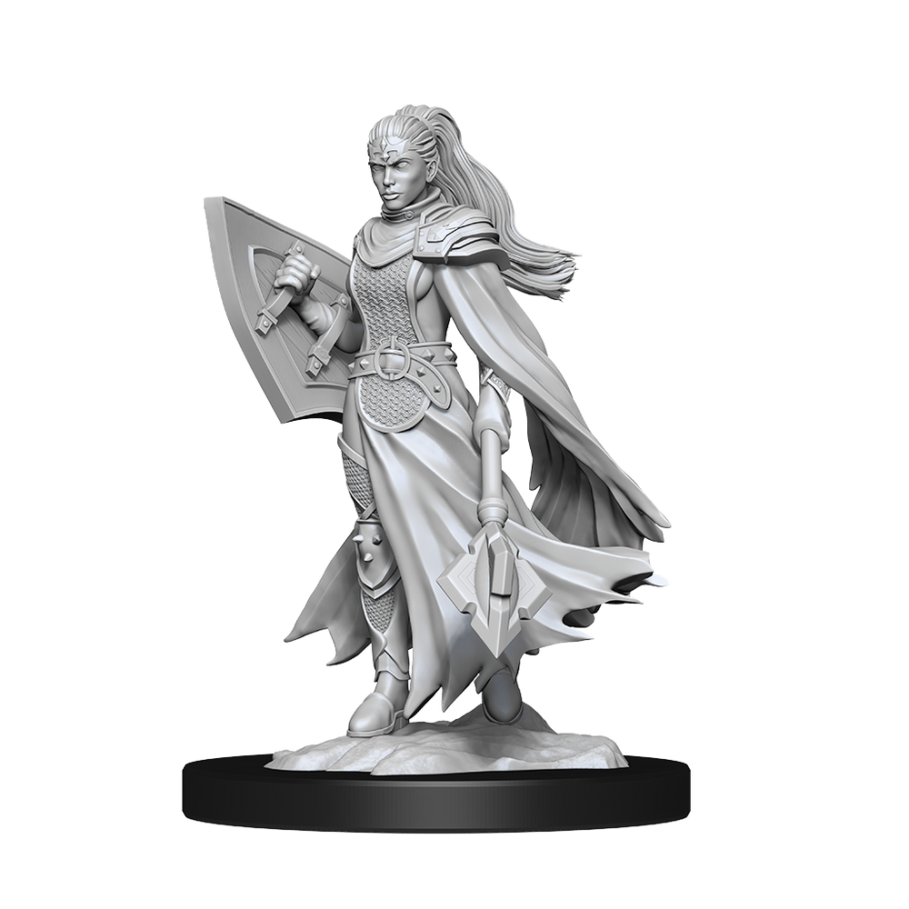 WizKids DND Unpainted Female Kalashtar Cleric (2 count)