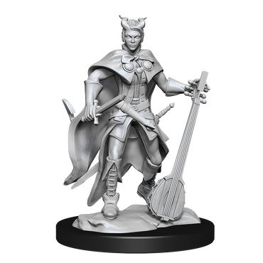 WizKids DND Unpainted Female Tiefling Bard (2 count)