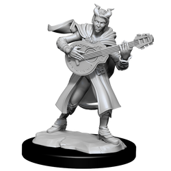 WizKids DND Unpainted Female Tiefling Bard (2 count)