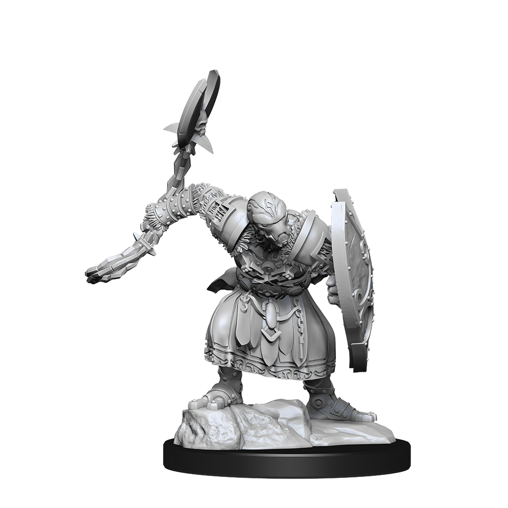 WizKids DND Unpainted Warforged Barbarian (2 count)