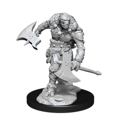 WizKids DND Unpainted Warforged Barbarian (2 count)