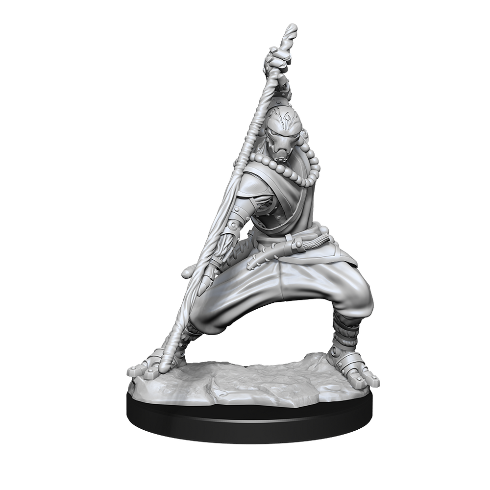 WizKids DND Unpainted Warforged Monk (2 count)