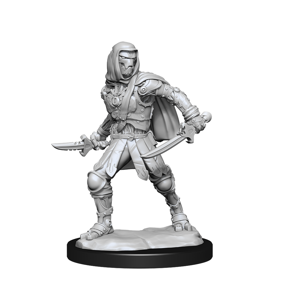 WizKids DND Unpainted Warforged Rogue (2 count)