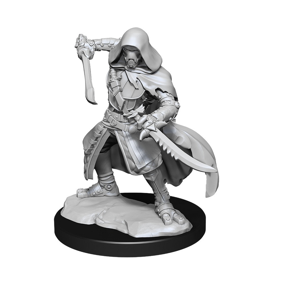 WizKids DND Unpainted Warforged Rogue (2 count)