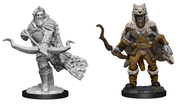 WizKids DND Unpainted Male Firbolg Ranger (2 count)