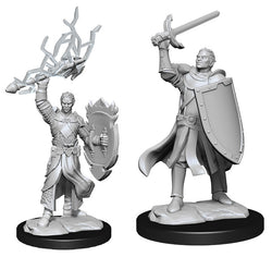 WizKids DND Unpainted Male Half-Elf Paladin (2 count)