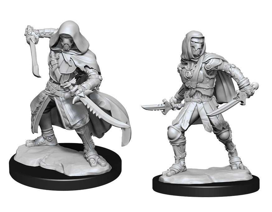 WizKids DND Unpainted Warforged Rogue (2 count)