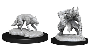 WizKids DND Unpainted Jackalwere/Jackal (2 count)