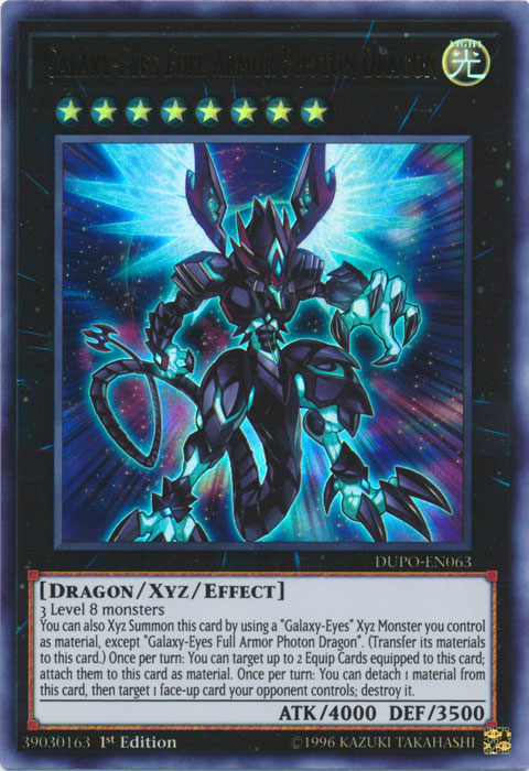 Galaxy-Eyes Full Armor Photon Dragon [DUPO-EN063] Ultra Rare