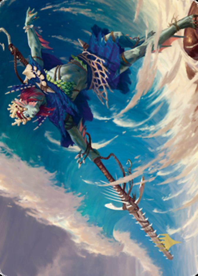 Tazeem Roilmage Art Card (Gold-Stamped Signature) [Art Series: Zendikar Rising]