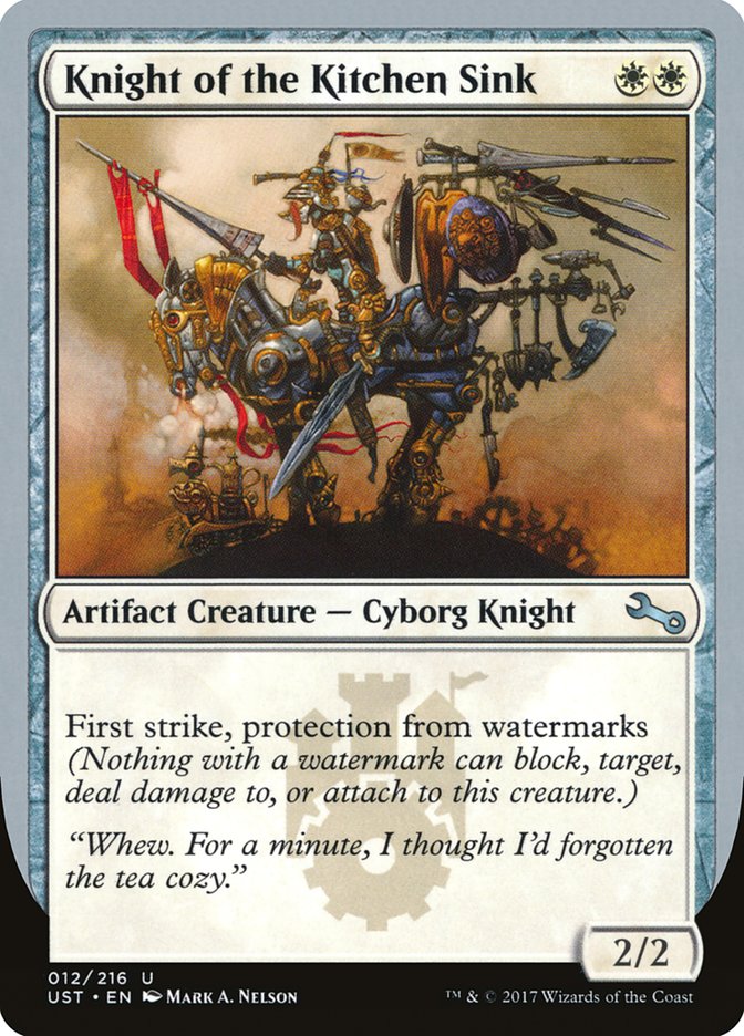 Knight of the Kitchen Sink [Unstable]