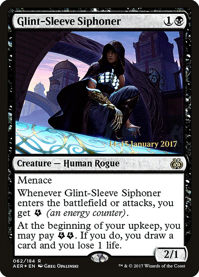 Glint-Sleeve Siphoner (Prerelease Promo) [Aether Revolt Prerelease Promos]