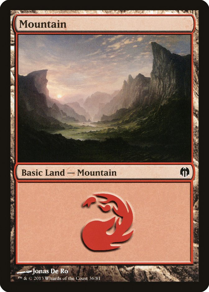 Mountain [Duel Decks: Heroes vs. Monsters]