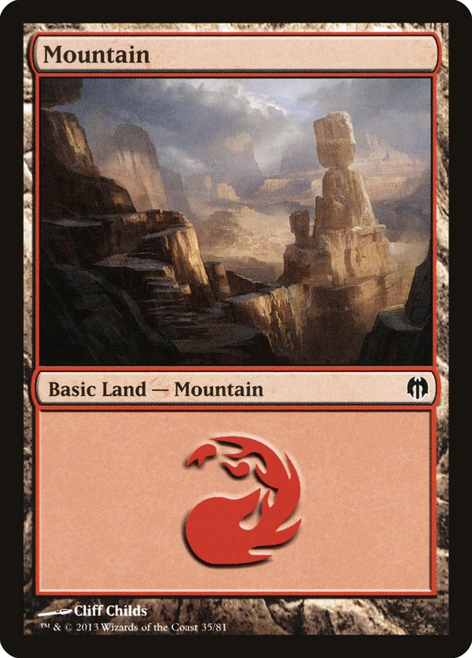 Mountain [Duel Decks: Heroes vs. Monsters]