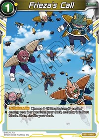 Frieza's Call (Reprint) [BT1-109]