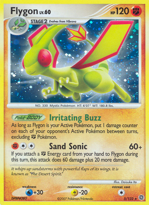Flygon (5/132) [Diamond & Pearl: Secret Wonders]